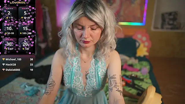 Dia Angel online show from February 15, 2026, 6:47 am