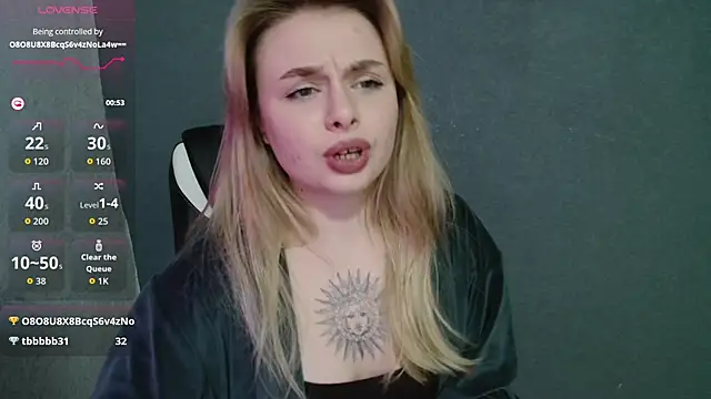 AngelicaHollywood online show from October 22, 2025, 9:03 pm