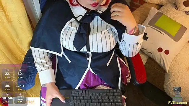 Lucycosplay777 online show from October 18, 2025, 9:06 pm