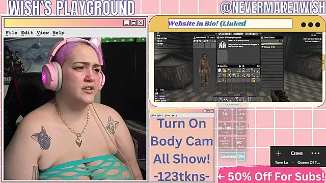 nevermakeawish online show from April 23, 2026, 11:05 am