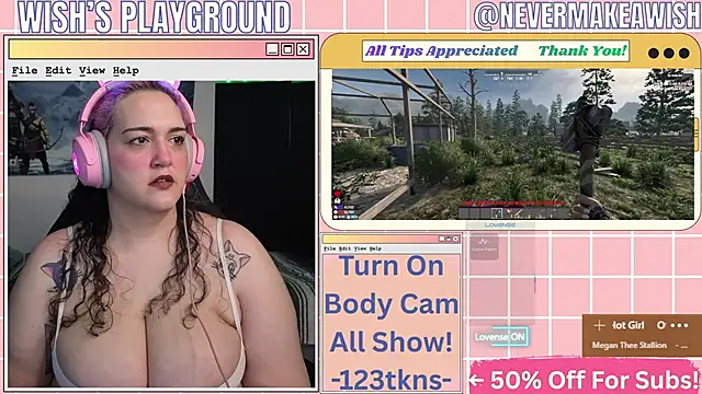 Snapshot of nevermakeawish chatting on April 30, 2026, 11:39 am nevermakeawish online show from April 30, 2026, 11:39 am