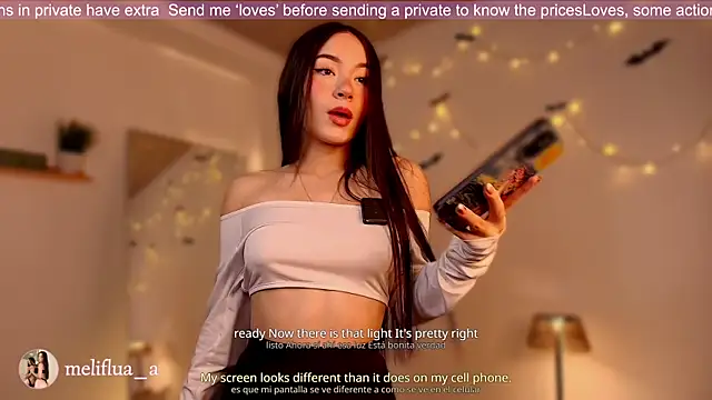 Snapshot of Melifluaa chatting on October 25, 2025, 4:18 pm Melifluaa online show from October 25, 2025, 4:18 pm