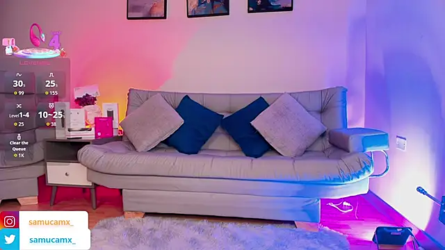 samucamx  online show from April 19, 2026, 2:34 am