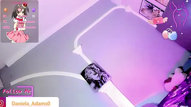 Daniela-AdamsXx online show from October 22, 2025, 9:03 pm