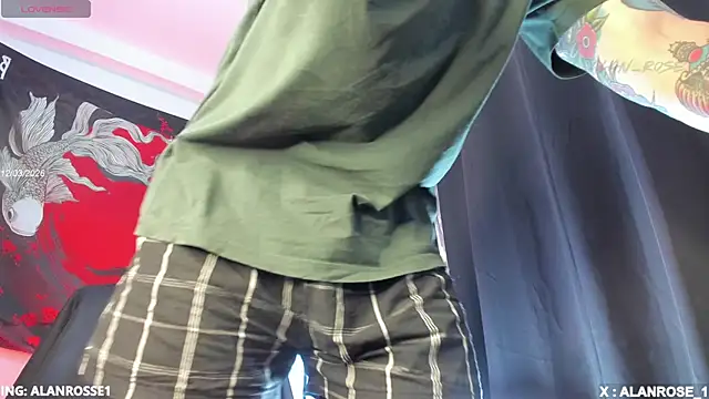 AlanRose01 online show from April 12, 2026, 12:41 pm