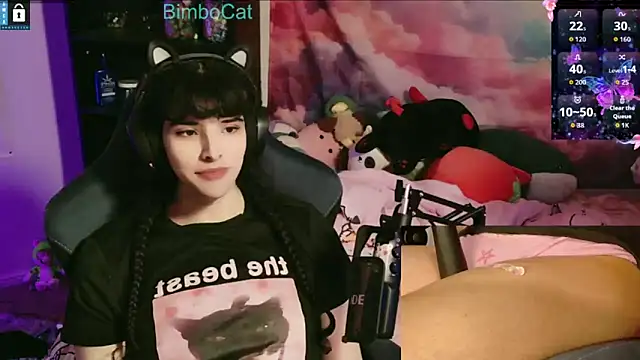 BimboCat online show from December 1, 2025, 2:23 am