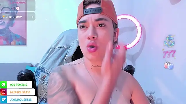 AxelRouse3 online show from April 21, 2026, 1:42 am