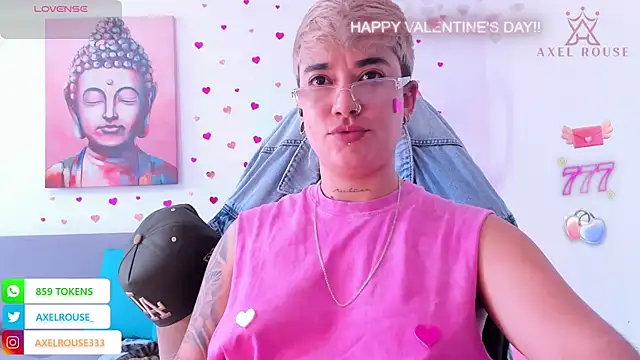 AxelRouse3 online show from February 14, 2026, 6:52 pm