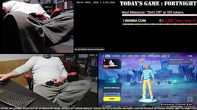 DeanonCam online show from March 28, 2026, 11:00 am