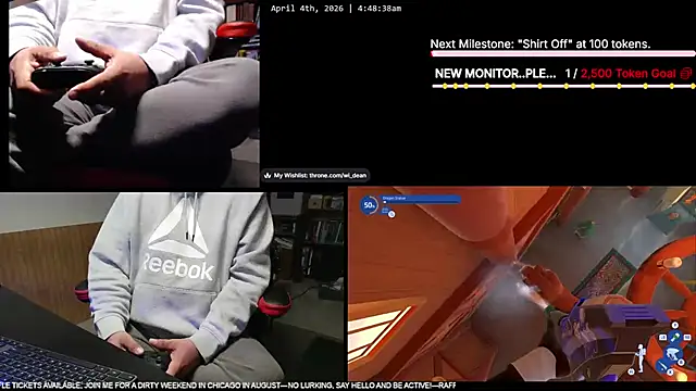 DeanonCam online show from April 4, 2026, 9:49 am