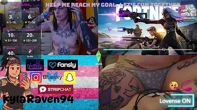 KylaRaven online show from May 9, 2026, 3:10 am