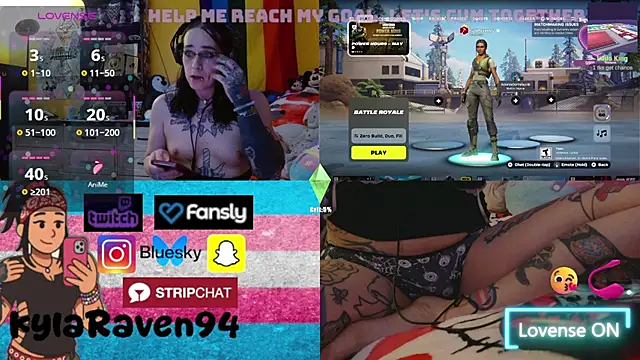 KylaRaven online show from May 8, 2026, 1:31 am