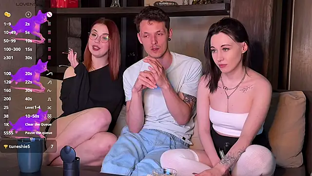 Three Some Dream online show from May 2, 2026, 6:57 pm