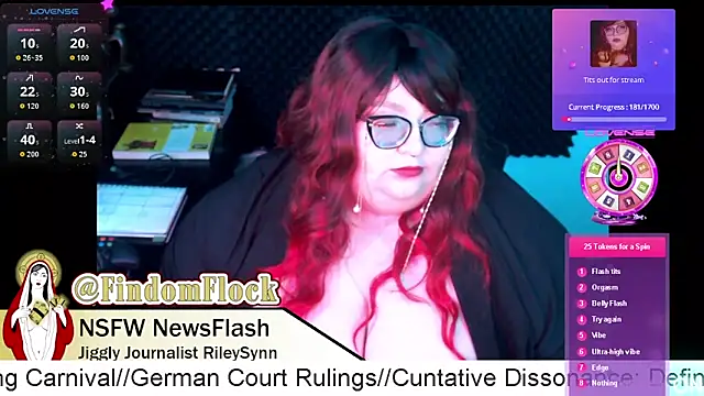 RileySynn online show from February 21, 2026, 4:03 am