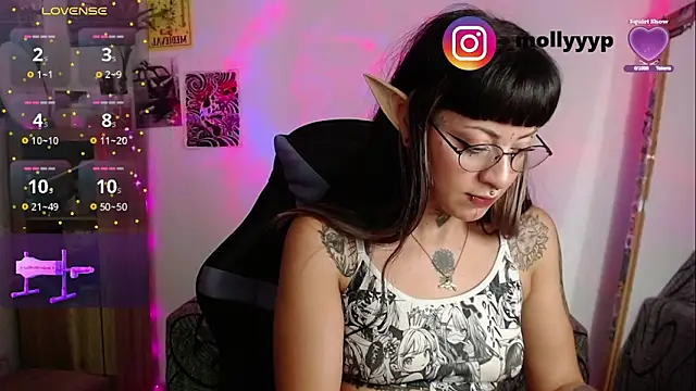 Mollyyp online show from February 13, 2026, 9:09 am