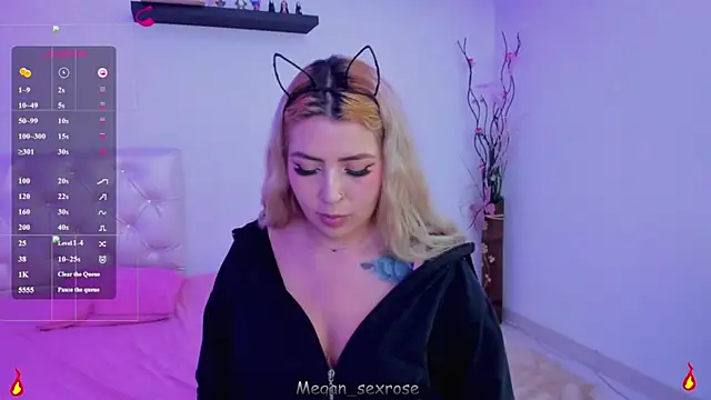 Megan sexrosse online show from May 6, 2026, 2:48 am