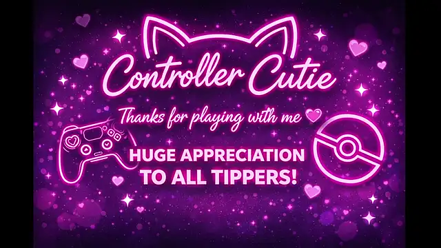 Snapshot of Controllercutie chatting on April 14, 2026, 2:44 pm Controllercutie online show from April 14, 2026, 2:44 pm