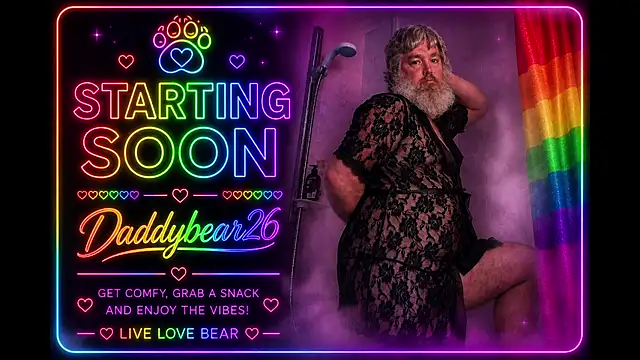 Snapshot of Daddybear26 chatting on June 18, 2026, 2:55 pm Daddybear26 online show from June 18, 2026, 2:55 pm