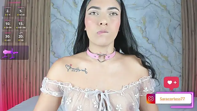 Saracortess online show from June 15, 2026, 10:53 pm