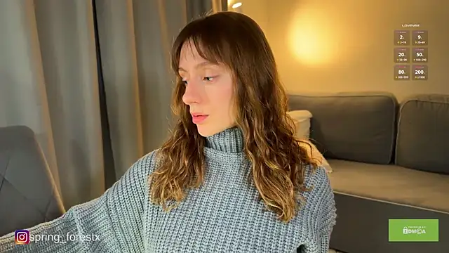 Snapshot of spring_forest chatting on January 6, 2026, 4:55 pm spring forest online show from January 6, 2026, 4:55 pm