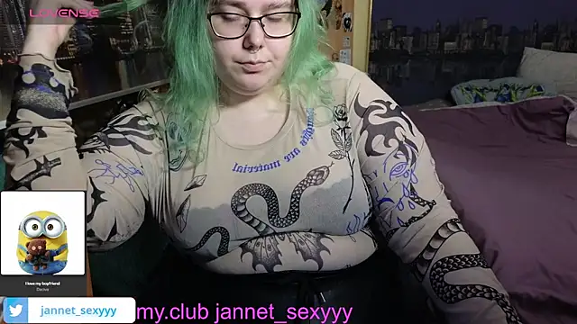 JannetPie online show from December 19, 2025, 2:08 pm