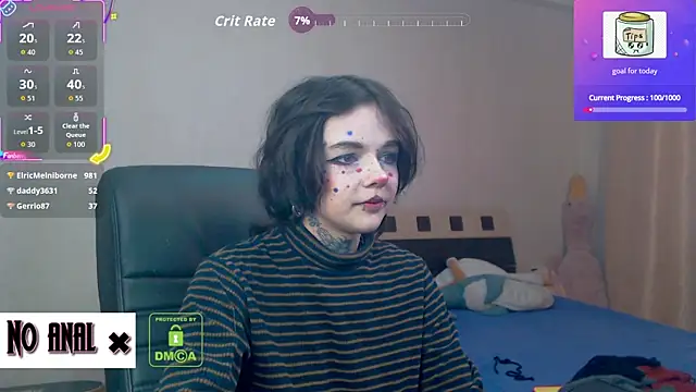 Dark  Elf online show from October 25, 2025, 9:59 pm