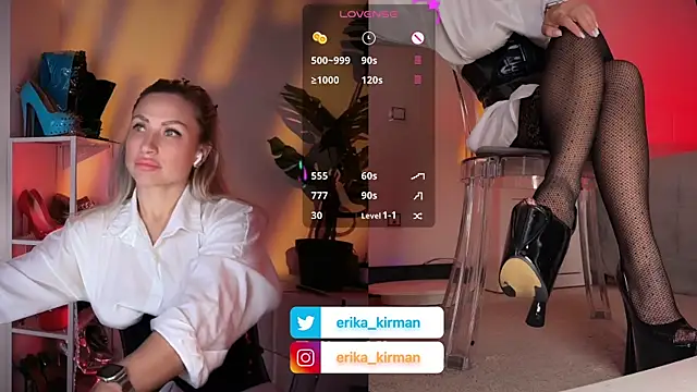 Snapshot of Erika_Kirman chatting on March 26, 2026, 1:20 pm Erika Kirman online show from March 26, 2026, 1:20 pm