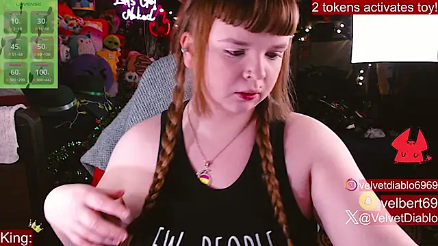 VelvetDiablo online show from March 4, 2026, 12:40 am