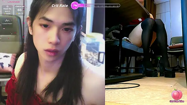 Snapshot of CrytinaSissyCrossdress chatting on February 23, 2026, 4:36 am CrytinaSissyCrossdress online show from February 23, 2026, 4:36 am