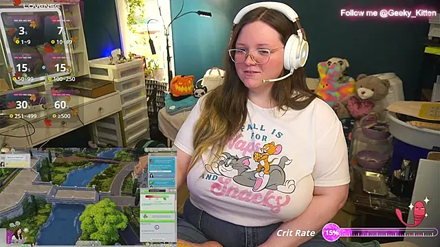 Snapshot of Geeky_Kitten chatting on October 16, 2025, 1:19 pm Geeky Kitten online show from October 16, 2025, 1:19 pm