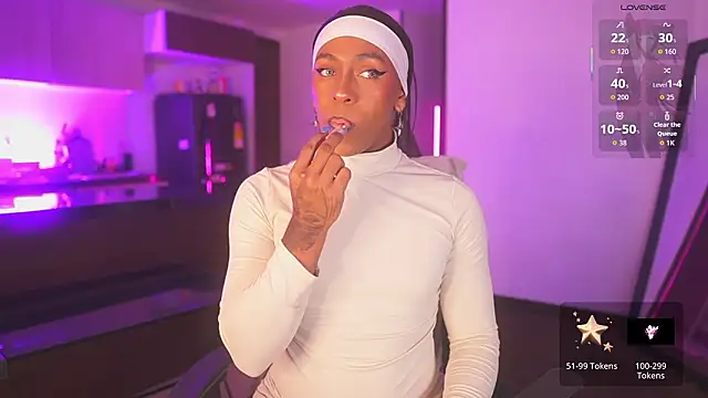 AmberRaus online show from February 22, 2026, 11:06 pm