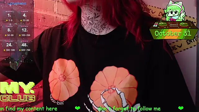 Witch Emma online show from October 31, 2025, 10:23 am