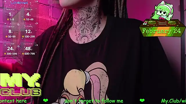 Witch Emma online show from February 24, 2026, 7:42 am