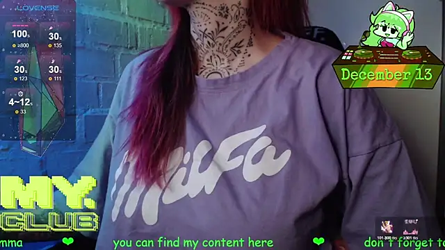 Witch Emma online show from December 13, 2025, 8:04 pm