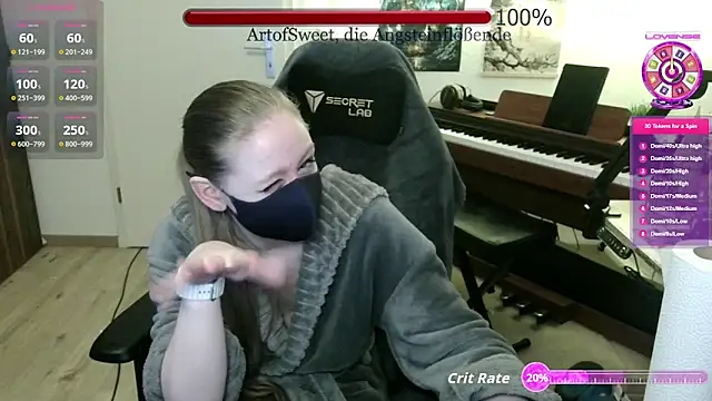 ArtofSweet online show from May 8, 2026, 8:45 pm