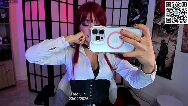 Redlu 1 online show from February 23, 2026, 9:59 pm