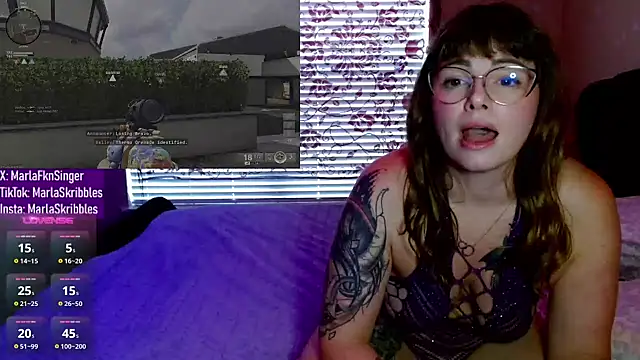 Snapshot of MarlaFknSinger chatting on January 10, 2025, 5:56 pm MarlaFknSinger online show from January 10, 2025, 5:56 pm