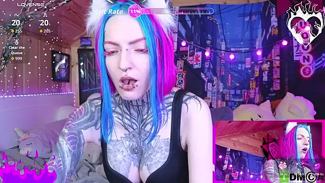 NekoCyber online show from November 2, 2025, 5:34 am