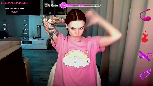 RinaDevil online show from November 10, 2025, 6:35 pm