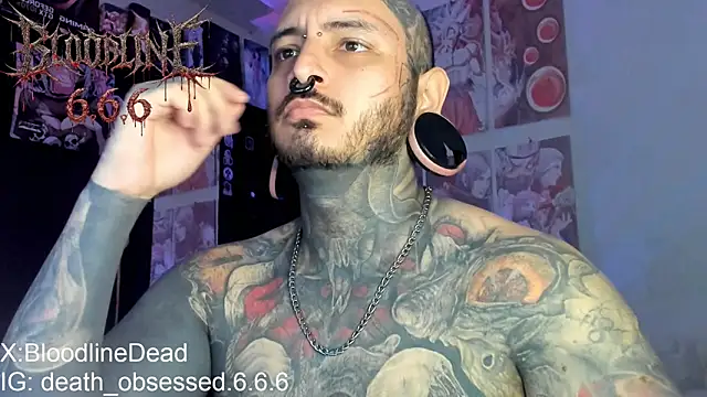 DEATHINK666XX online show from January 12, 2026, 5:42 pm