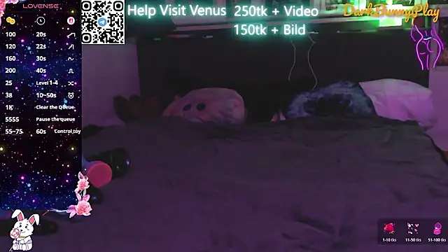Snapshot of DarkBunnyPlay chatting on March 25, 2026, 8:57 am DarkBunnyPlay online show from March 25, 2026, 8:57 am
