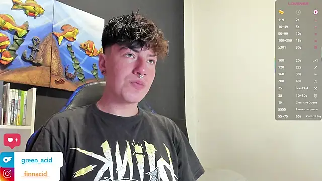 Green acid01 online show from April 8, 2026, 4:08 pm